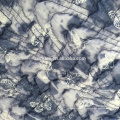 tissu patchwork de maille, 100 % polyester tissu imprimé pour manteau d’hiver